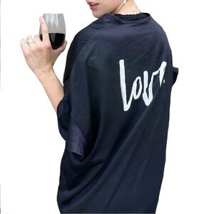 Victoria’s Secret “Love” Satin Robe OSFM